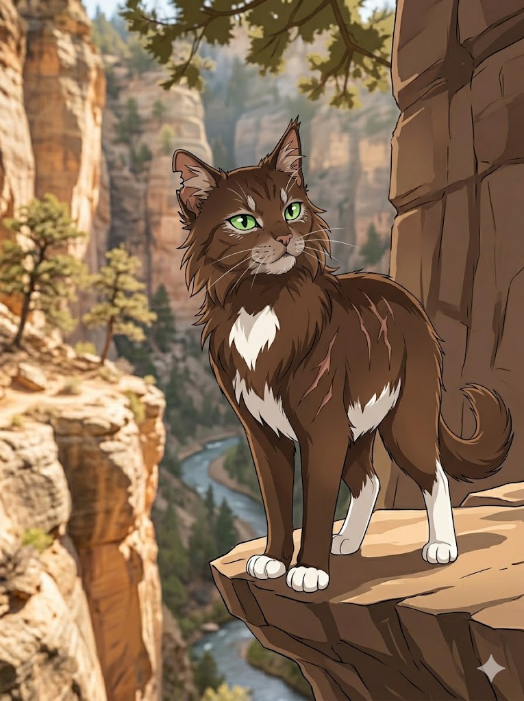 SkyClan Leader — Skystar — Warrior Cats OC example
