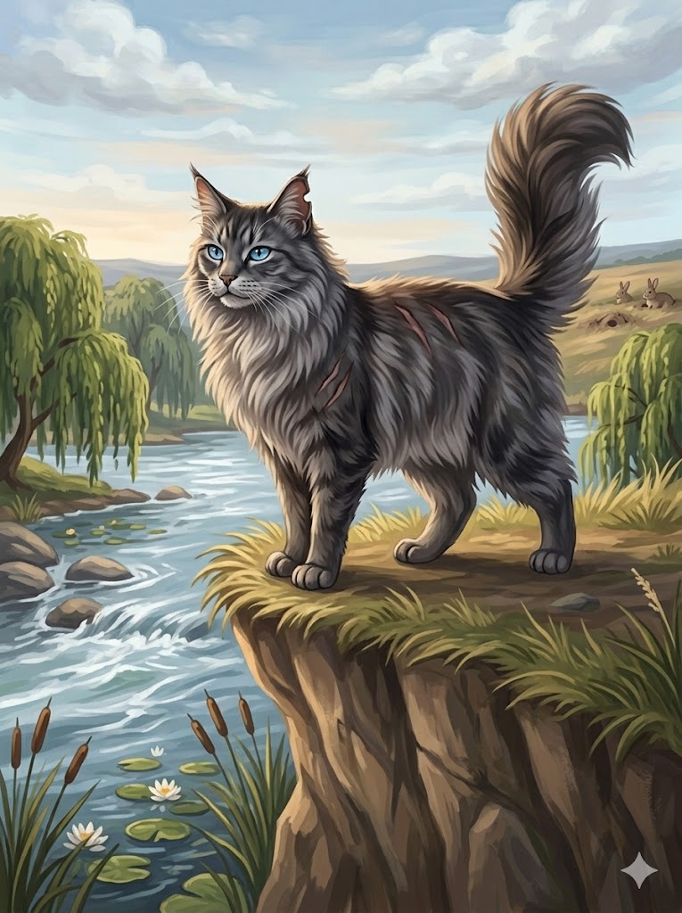 RiverClan Leader — Mistystar — Warrior Cats OC example