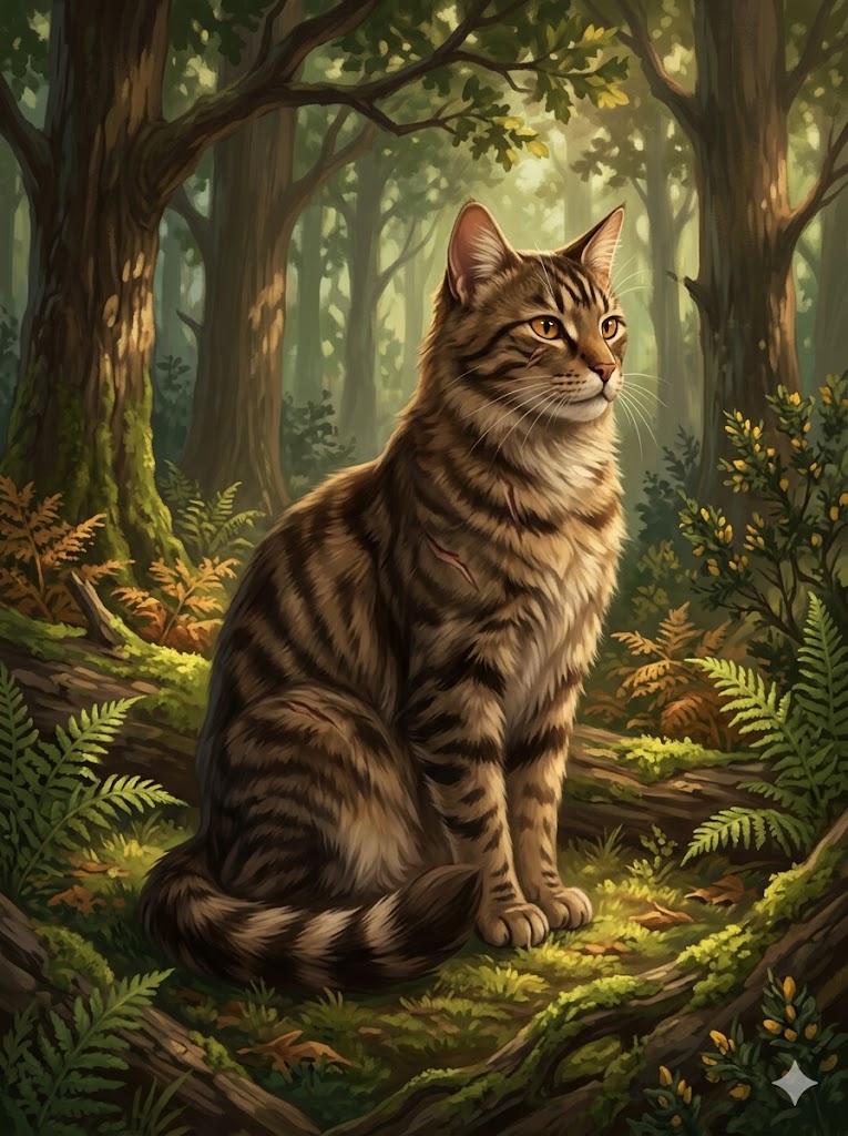 ThunderClan Warrior — Bramblepaw — Warrior Cats OC example
