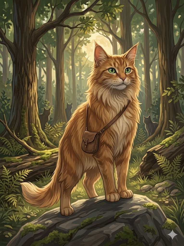 ThunderClan Medicine Cat — Sageleaf — Warrior Cats OC example