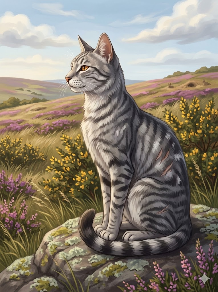 WindClan Elder — Gorsetail — Warrior Cats OC example