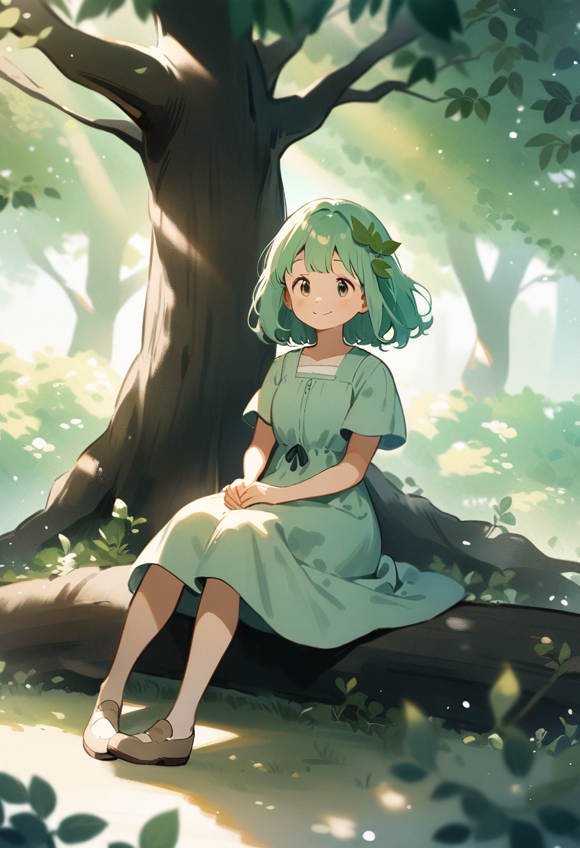 Ghibli anime OC character example