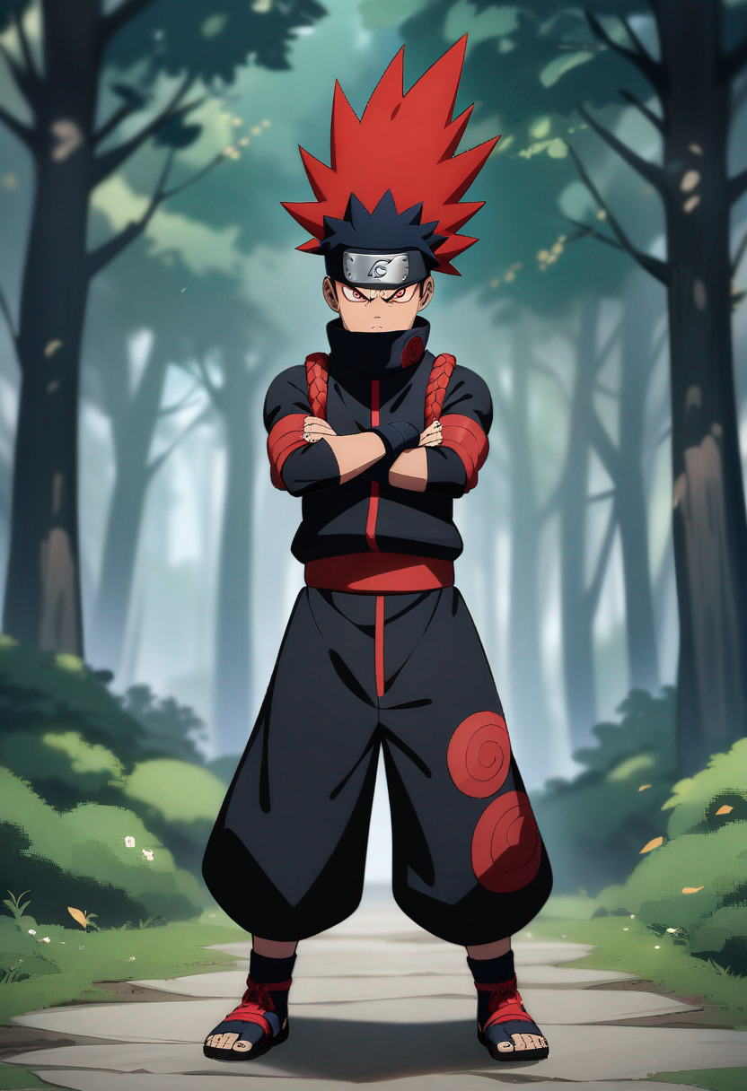 Naruto anime OC character example